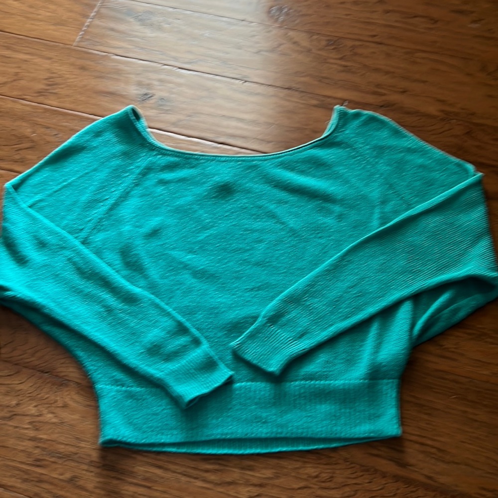 American Eagle crop long sleeved lightweight sweater
